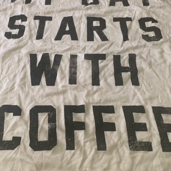 My day starts with coffee tank top - Picture 2 of 2